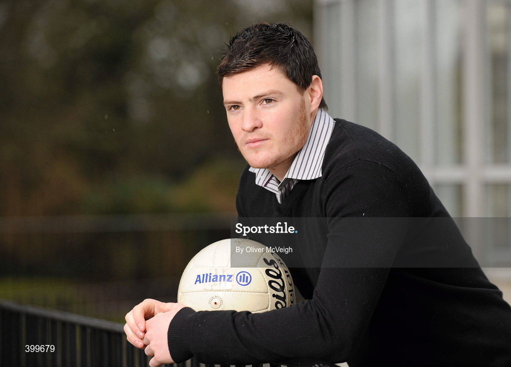 3 February 2010; Down footballer Martin Clarke at the Belfast launch of the Allianz GAA National Football Leagues 2010. Belfast, Co. Antrim. Malone House, Barnett Demesne, Belfast, Co. Antrim. Picture credit: Oliver McVeigh / SPORTSFILE
