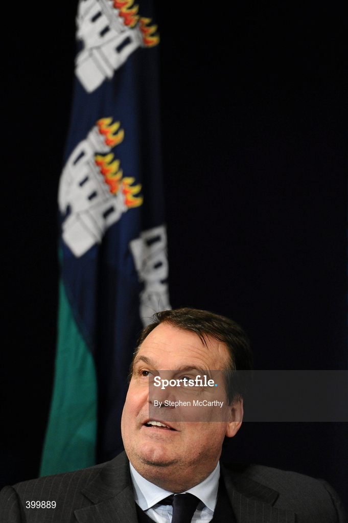 4 February 2010; Republic of Ireland assistant manager Marco Tardelli at the handing over ceremony of the European Capital of Sport trophy. Lord Mayor Councillor Emer Costello announced the appointment of eleven ambassadors of sport from Dublin’s sporting communities to celebrate the achievements of the Capital and its citizens at the start of Dublin – European Capital of Sport 2010 today. The Ambassadors of Dublin Sport were nominated by their clubs and sporting governing bodies. St Patrick's Hall, Dublin Castle, Dublin. Picture credit: Stephen McCarthy / SPORTSFILE