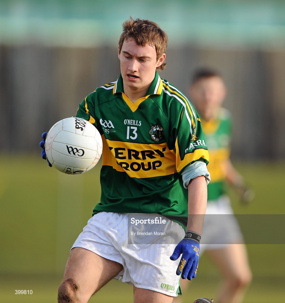 30 January 2010; James O'Donoghue, Kerry. Munster GAA McGrath Cup Senior Football Final, Kerry v University College Cork, Austin Stack Park, Tralee, Co. Kerry. Picture credit: Brendan Moran / SPORTSFILE