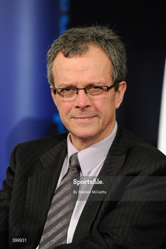 4 February 2010; Pierre Mairesse, EU Commission, speaking at the handing over ceremony of the European Capital of Sport trophy and flag. Lord Mayor Councillor Emer Costello announced the appointment of eleven ambassadors of sport from Dublin’s sporting communities to celebrate the achievements of the Capital and its citizens at the start of Dublin – European Capital of Sport 2010 today. The Ambassadors of Dublin Sport were nominated by their clubs and sporting governing bodies. St Patrick's Hall, Dublin Castle, Dublin. Picture credit: Stephen McCarthy / SPORTSFILE