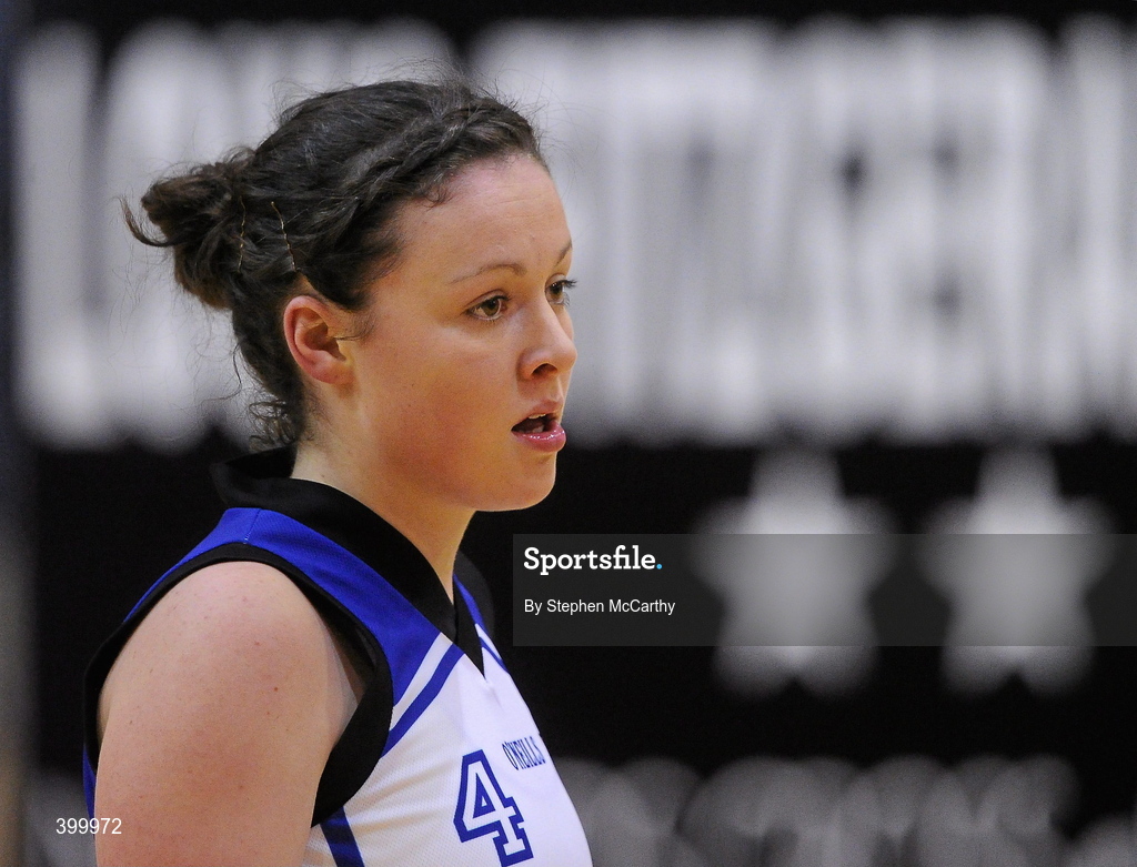 29 January 2010; Eimear Griffin, AOS Security Glanmire. Basketball Ireland Women’s Under 18 National Cup Final, AOS Security Glanmire, Cork, v Meteors, Dublin, National Basketball Arena, Tallaght, Dublin. Picture credit: Stephen McCarthy / SPORTSFILE