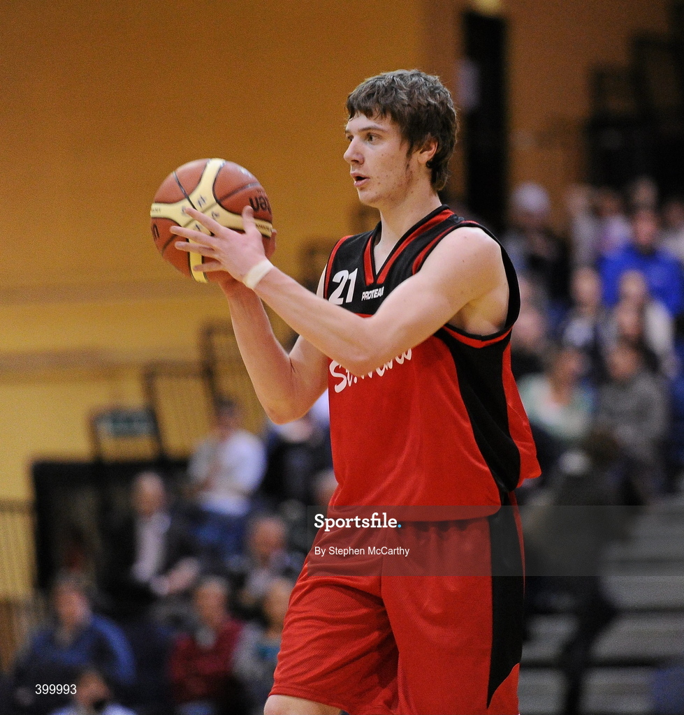 29 January 2010; Declan Cahill, St. Mary’s Castleisland. Basketball Ireland Men’s Under 18 National Cup Final, Eanna, Dublin V St. Mary’s Castleisland, Kerry, Tallaght, Dublin. Picture credit: Stephen McCarthy / SPORTSFILE