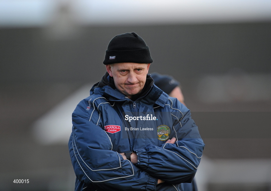 31 January 2010; Offaly manager Joe Dooley. Walsh Cup Quarter-Final, Offaly v Kilkenny, O'Connor Park, Tullamore, Co. Offaly. Picture credit: Brian Lawless / SPORTSFILE *** Local Caption ***