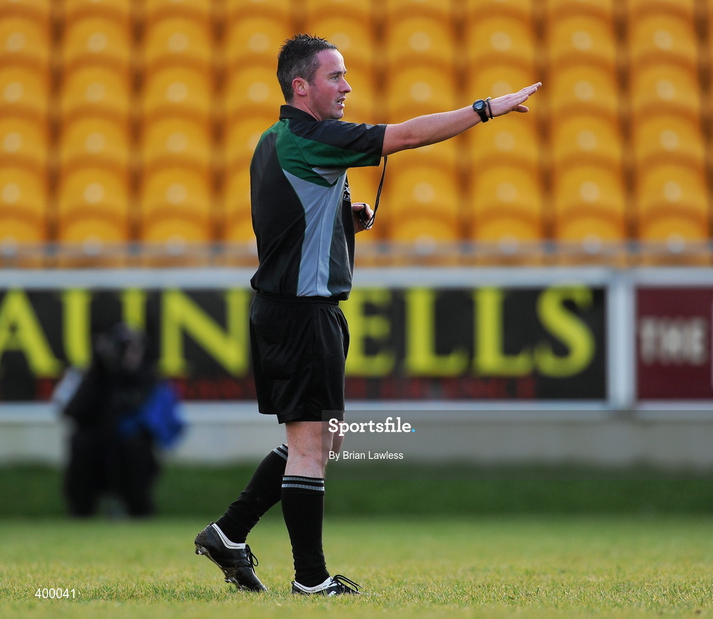 31 January 2010; James McGrath, referee. Walsh Cup Quarter-Final, Offaly v Kilkenny, O'Connor Park, Tullamore, Co. Offaly. Picture credit: Brian Lawless / SPORTSFILE *** Local Caption ***