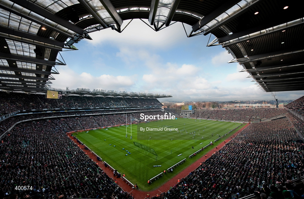 6 February 2010; A general view of Croke Park during the game. RBS Six Nations Rugby Championship, Ireland v Italy, Croke Park, Dublin. Picture credit: Diarmuid Greene / SPORTSFILE