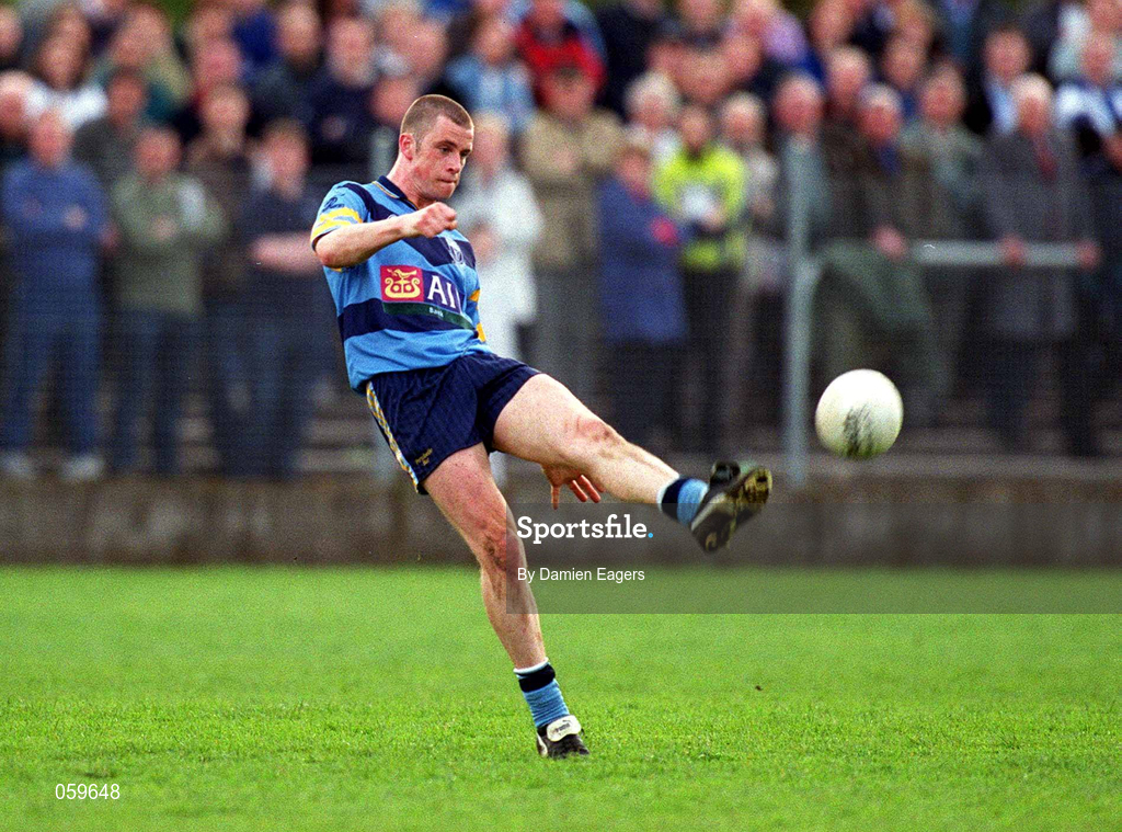 11 April 2001; Nigel Crawford of UCD during the Sigerson Cup Final match between UCD and UUJ at Scotstown GAA in Monaghan. Photo by Damien Eagers/Sportsfile