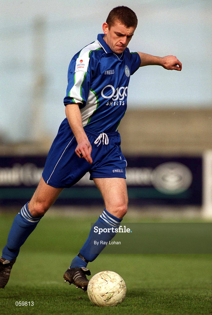 25 March 2001; Ray Kenny of Finn Harps during the Eircom League Premier Division match between Bray Wanderers and Finn Harps at the Carlisle Grounds in Bray, Wicklow. Photo by Ray Lohan/Sportsfile