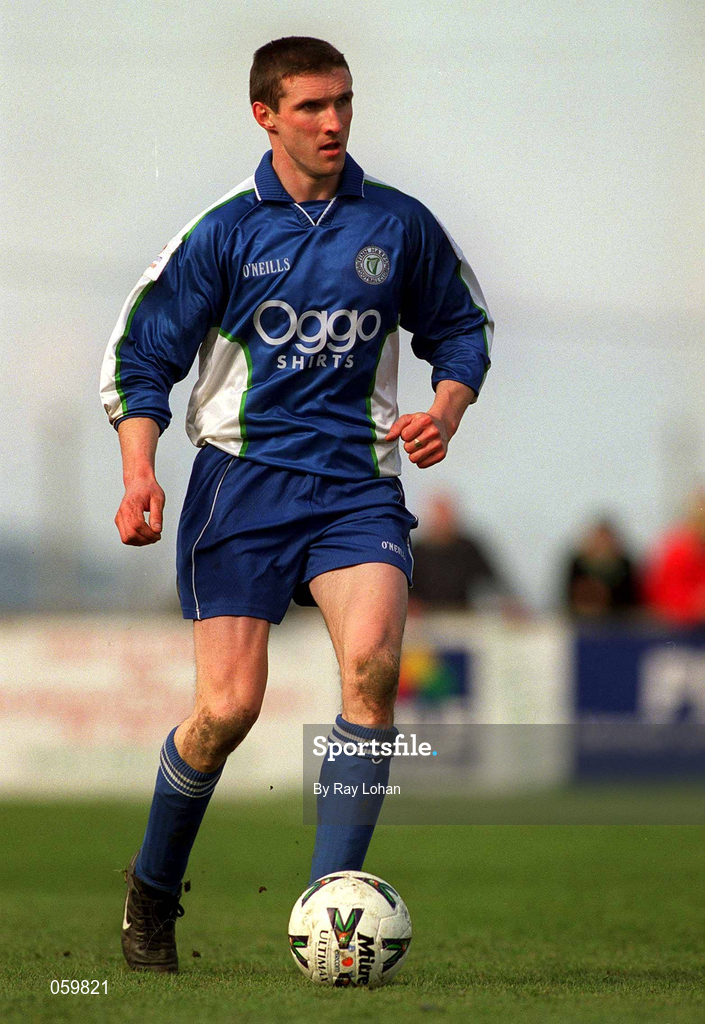 25 March 2001; Johnny Kenny of Finn Harps during the Eircom League Premier Division match between Bray Wanderers and Finn Harps at the Carlisle Grounds in Bray, Wicklow. Photo by Ray Lohan/Sportsfile