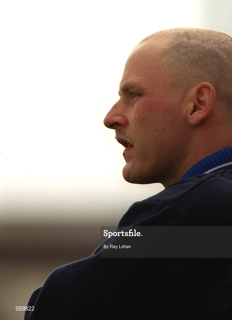 25 March 2001; Finn Harps manager Jonathan Speake during the Eircom League Premier Division match between Bray Wanderers and Finn Harps at the Carlisle Grounds in Bray, Wicklow. Photo by Ray Lohan/Sportsfile