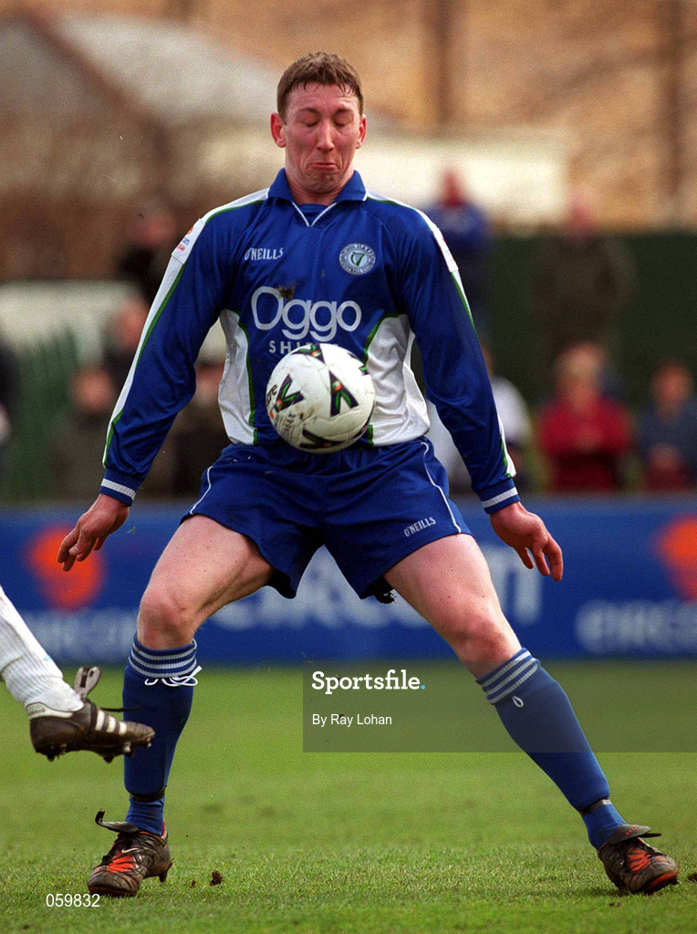25 March 2001; Shane Bradley of Finn Harps during the Eircom League Premier Division match between Bray Wanderers and Finn Harps at the Carlisle Grounds in Bray, Wicklow. Photo by Ray Lohan/Sportsfile