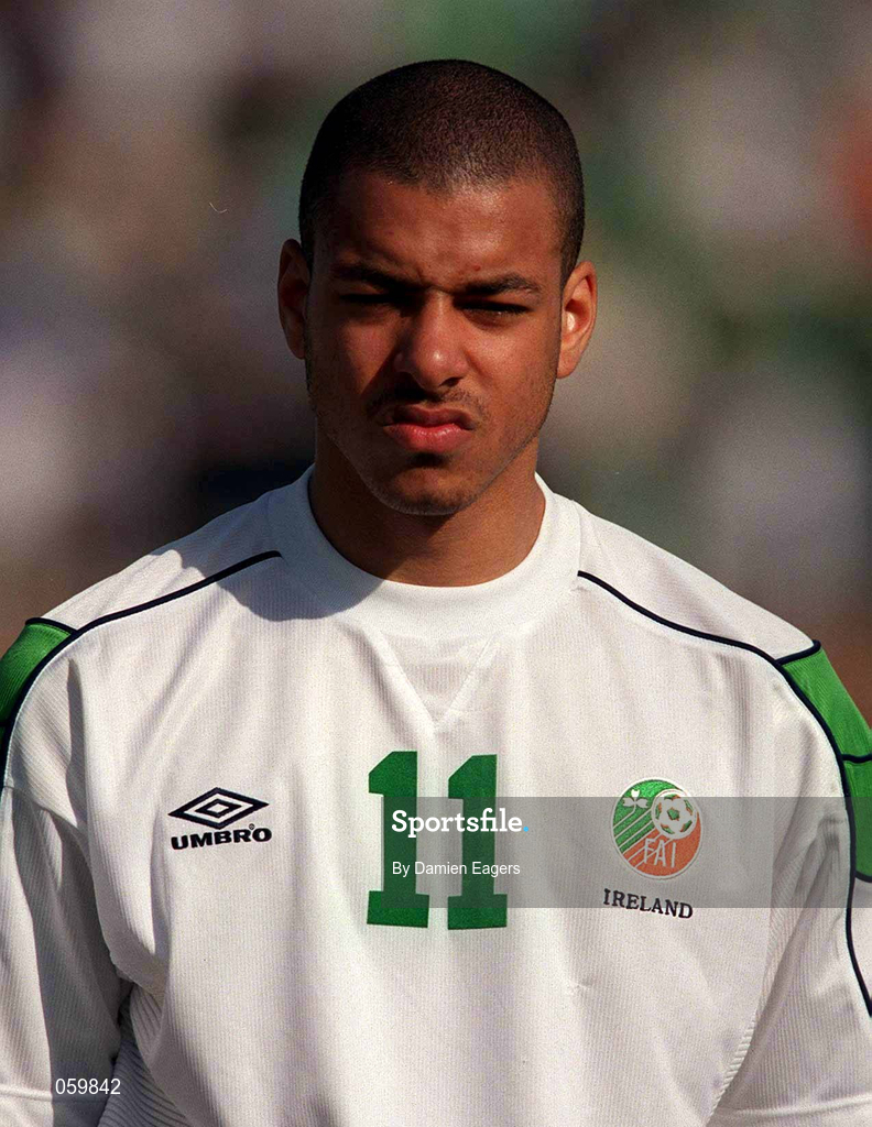 23 March 2001; Stephen Reid of Republic of Ireland before the UEFA European U21 Championship Qualification Group 2 game between Cyprus and Republic of Ireland at the GSZ Stadium in Larnaca, Cyprus. Photo by Damien Eagers/Sportsfile