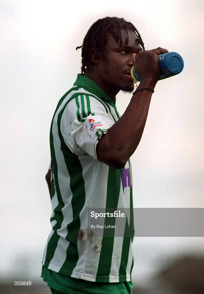 25 March 2001; Wesley Charles of Bray Wanderers during the Eircom League Premier Division match between Bray Wanderers and Finn Harps at the Carlisle Grounds in Bray, Wicklow. Photo by Ray Lohan/Sportsfile