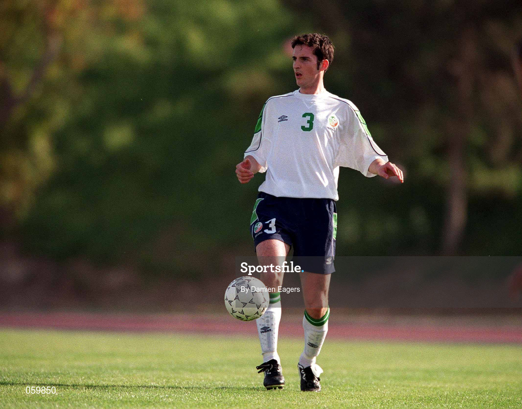 23 March 2001; Clive Clarke of Republic of Ireland during the UEFA European U21 Championship Qualification Group 2 game between Cyprus and Republic of Ireland at the GSZ Stadium in Larnaca, Cyprus. Photo by Damien Eagers/Sportsfile