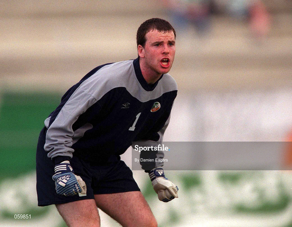 23 March 2001; Joe Murphy of Republic of Ireland during the UEFA European U21 Championship Qualification Group 2 game between Cyprus and Republic of Ireland at the GSZ Stadium in Larnaca, Cyprus. Photo by Damien Eagers/Sportsfile