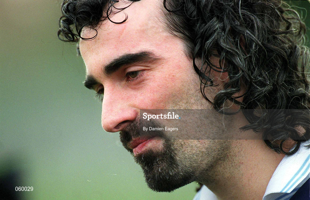 11 April 2001; Jim McGuinness, U.U.J. who plays for Donegal. Football. Picture credit; Damien Eagers/SPORTSFILE  *** Local Caption *** during the Sigerson Cup Final match between UCD and UUJ at Scotstown GAA in Monaghan. Photo by Damien Eagers/Sportsfile