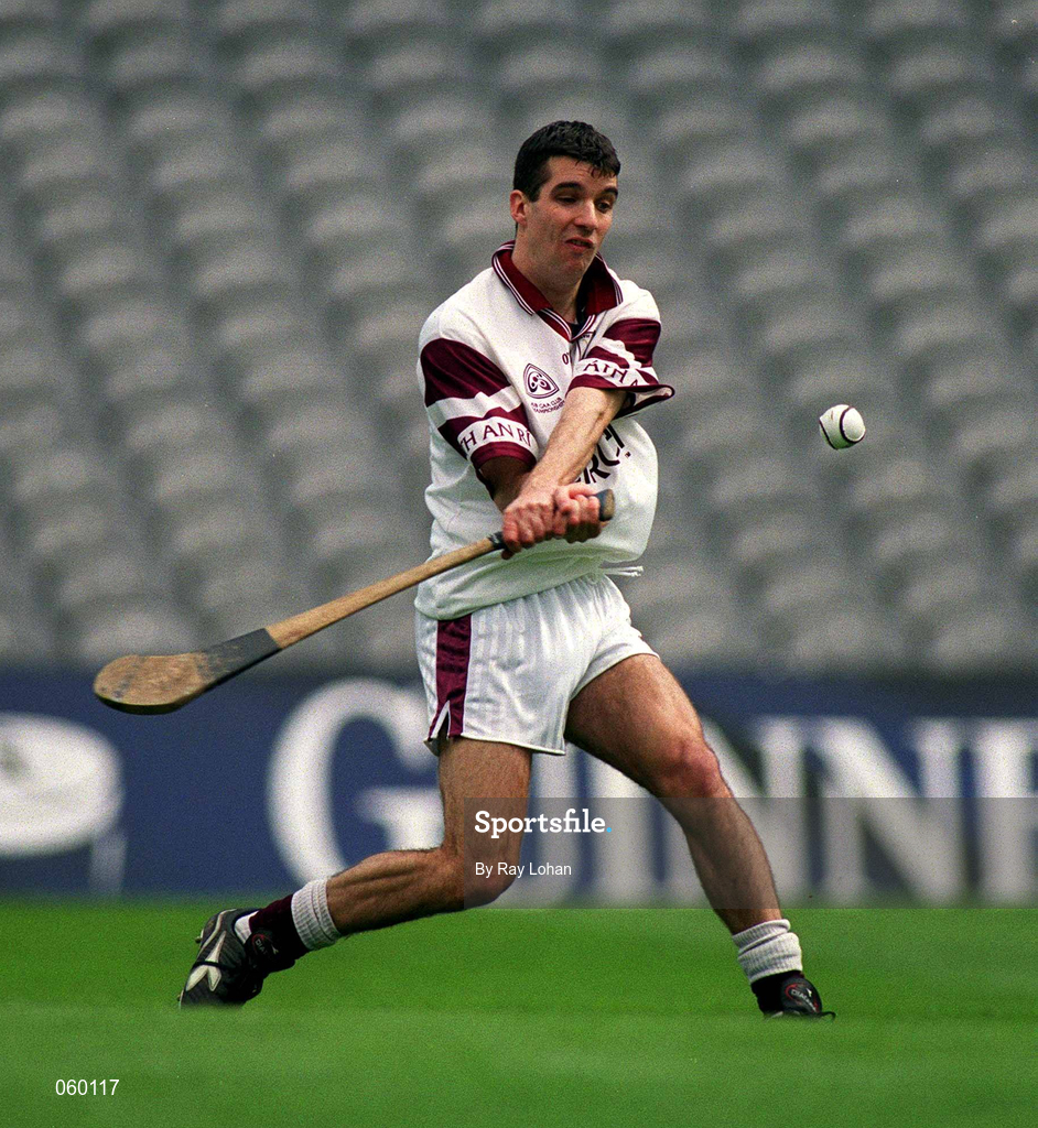 16 April 2001; Michael Crimmons of Athenry during the AIB All-Ireland Senior Club Hurling Championship Final match between Athenry and Graigue Ballycallan at Croke Park in Dublin. Photo by Ray Lohan/Sportsfile
