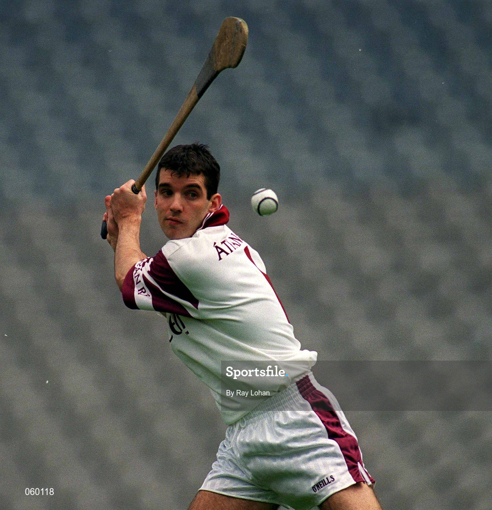 16 April 2001; Michael Crimmons of Athenry during the AIB All-Ireland Senior Club Hurling Championship Final match between Athenry and Graigue Ballycallan at Croke Park in Dublin. Photo by Ray Lohan/Sportsfile
