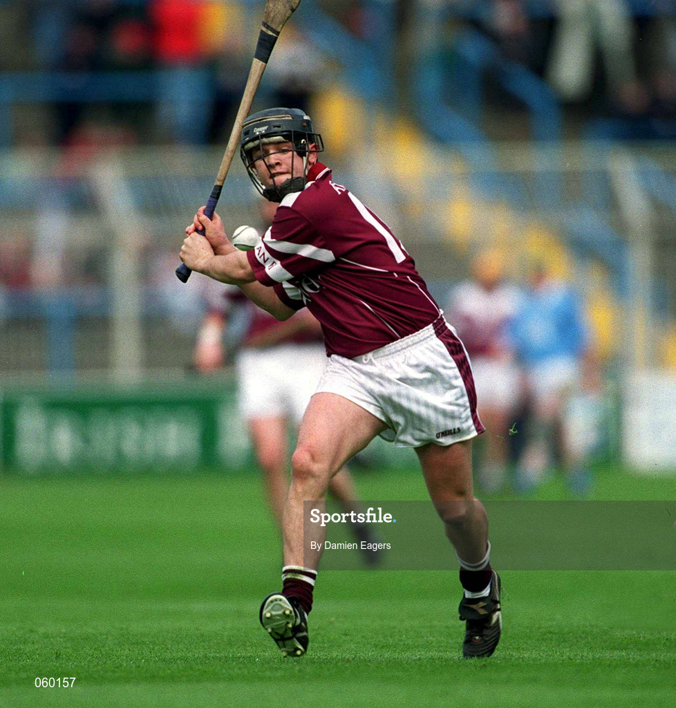 16 April 2001; David Donohue of Athenry during the AIB All-Ireland Senior Club Hurling Championship Final match between Athenry and Graigue Ballycallan at Croke Park in Dublin. Photo by Damien Eagers/Sportsfile