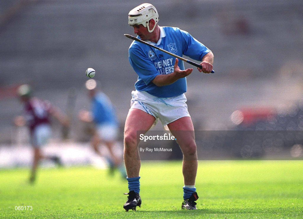 16 April 2001; Alan Hoyne of Graigue Ballycallan during the AIB All-Ireland Senior Club Hurling Championship Final match between Athenry and Graigue Ballycallan at Croke Park in Dublin. Photo by Ray McManus/Sportsfile