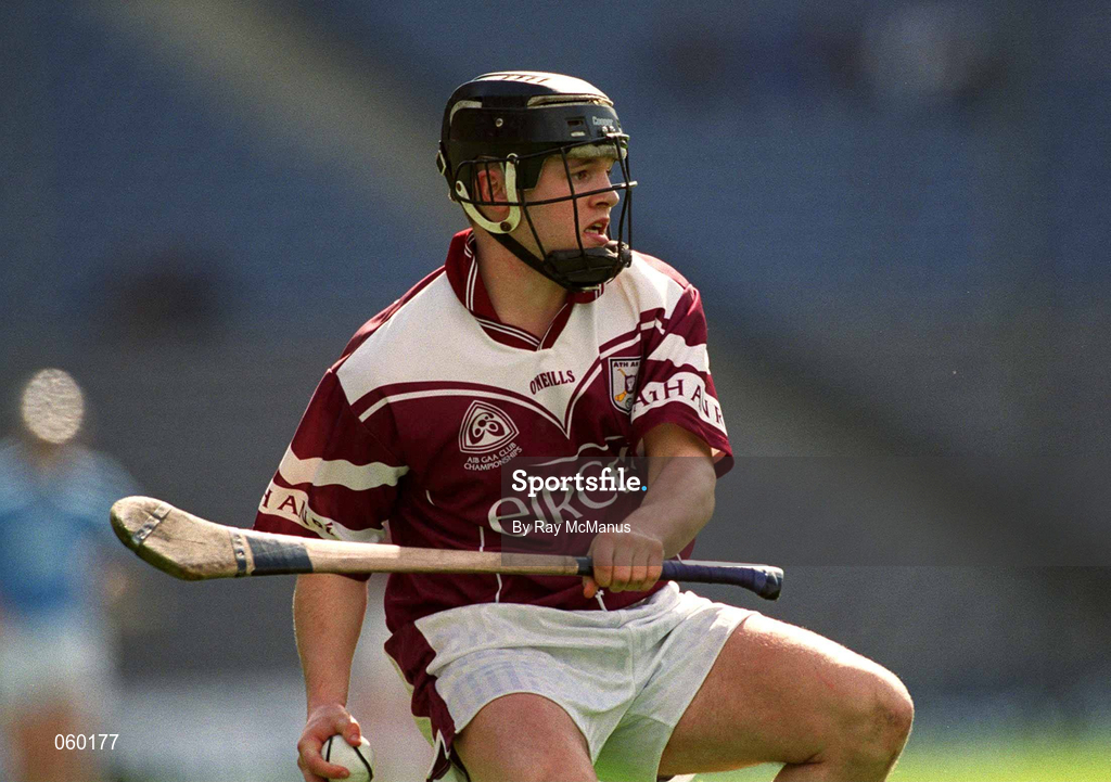 16 April 2001; David Donohue of Athenry during the AIB All-Ireland Senior Club Hurling Championship Final match between Athenry and Graigue Ballycallan at Croke Park in Dublin. Photo by Ray McManus/Sportsfile