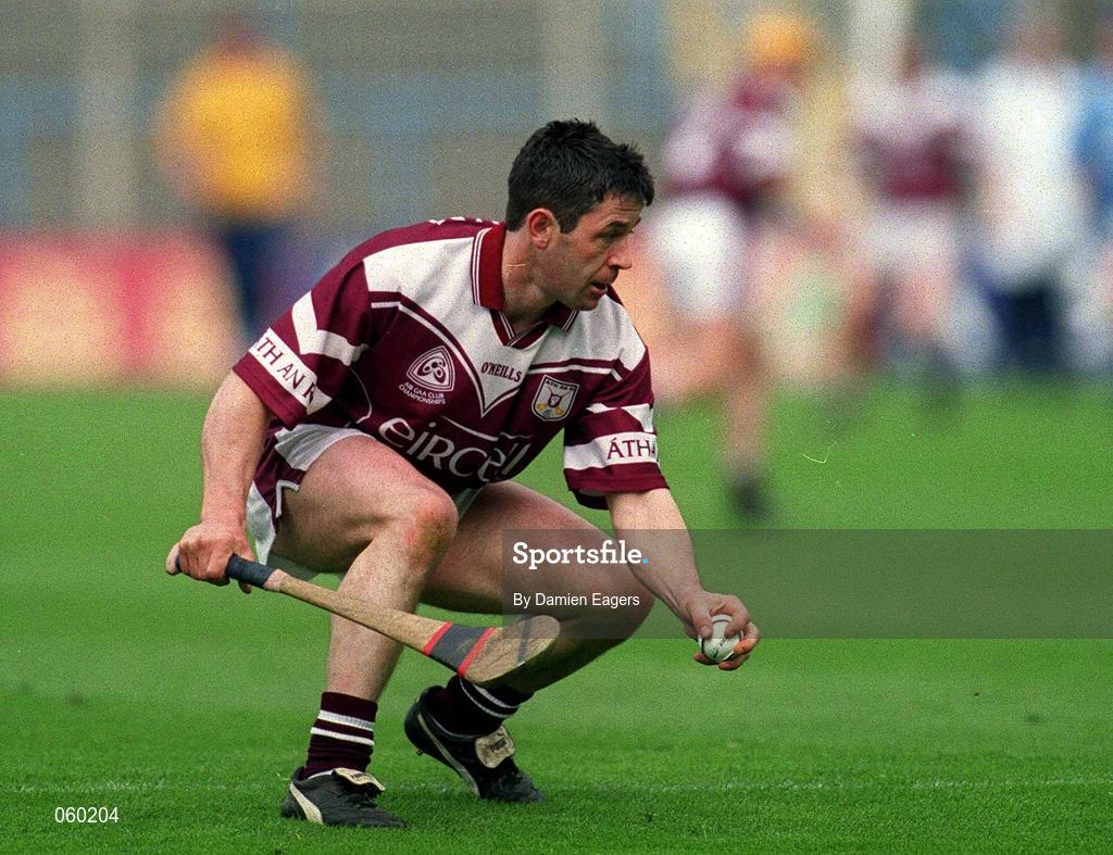 16 April 2001; Pat Higgins of Athenry during the AIB All-Ireland Senior Club Hurling Championship Final match between Athenry and Graigue Ballycallan at Croke Park in Dublin. Photo by Damien Eagers/Sportsfile