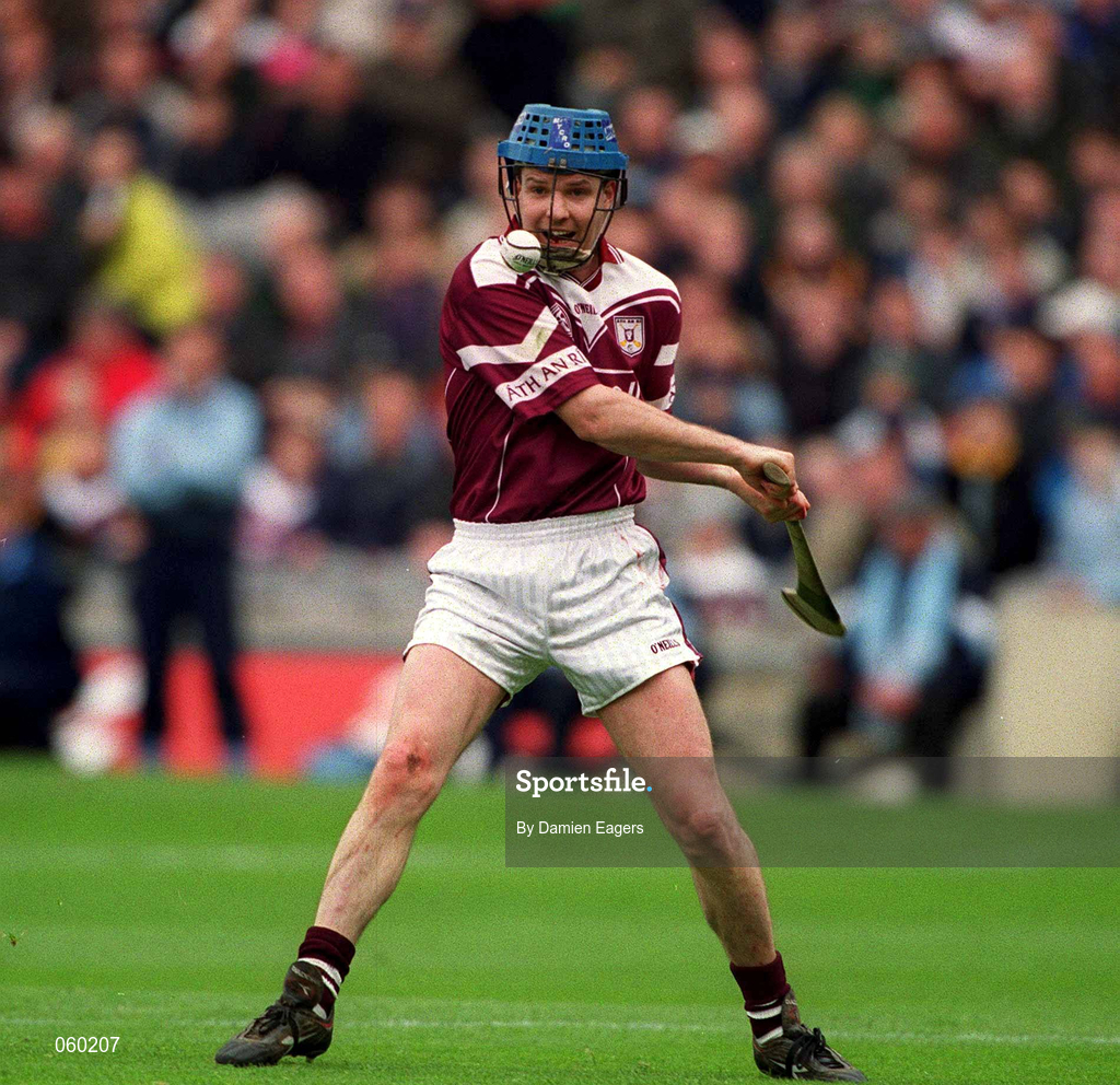 16 April 2001; Paul Hardiman of Athenry during the AIB All-Ireland Senior Club Hurling Championship Final match between Athenry and Graigue Ballycallan at Croke Park in Dublin. Photo by Damien Eagers/Sportsfile