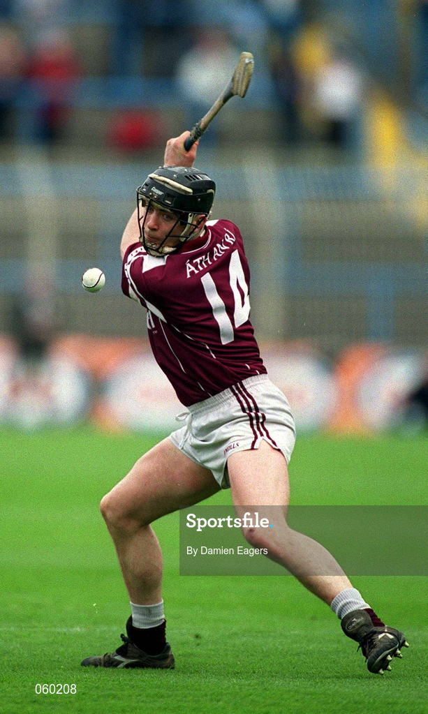16 April 2001; Eugene Cloonan of Athenry during the AIB All-Ireland Senior Club Hurling Championship Final match between Athenry and Graigue Ballycallan at Croke Park in Dublin. Photo by Damien Eagers/Sportsfile