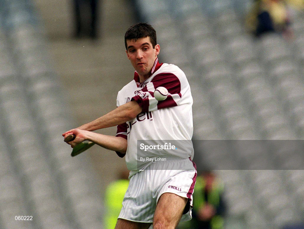16 April 2001; Michael Crimmons of Athenry during the AIB All-Ireland Senior Club Hurling Championship Final match between Athenry and Graigue Ballycallan at Croke Park in Dublin. Photo by Ray Lohan/Sportsfile