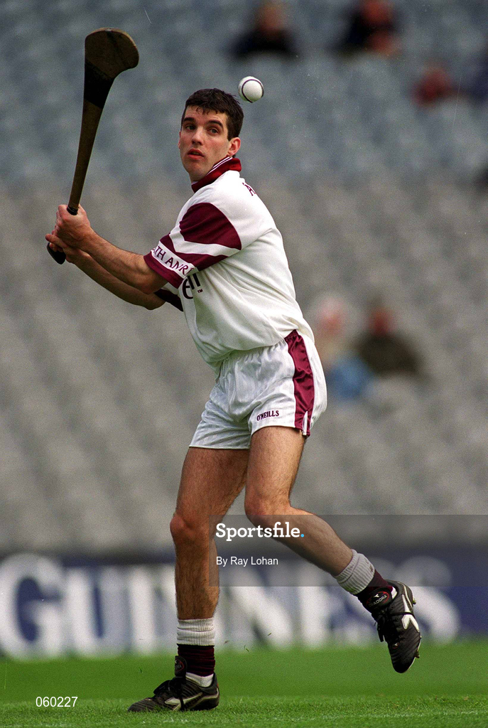 16 April 2001; Michael Crimmons of Athenry during the AIB All-Ireland Senior Club Hurling Championship Final match between Athenry and Graigue Ballycallan at Croke Park in Dublin. Photo by Ray Lohan/Sportsfile