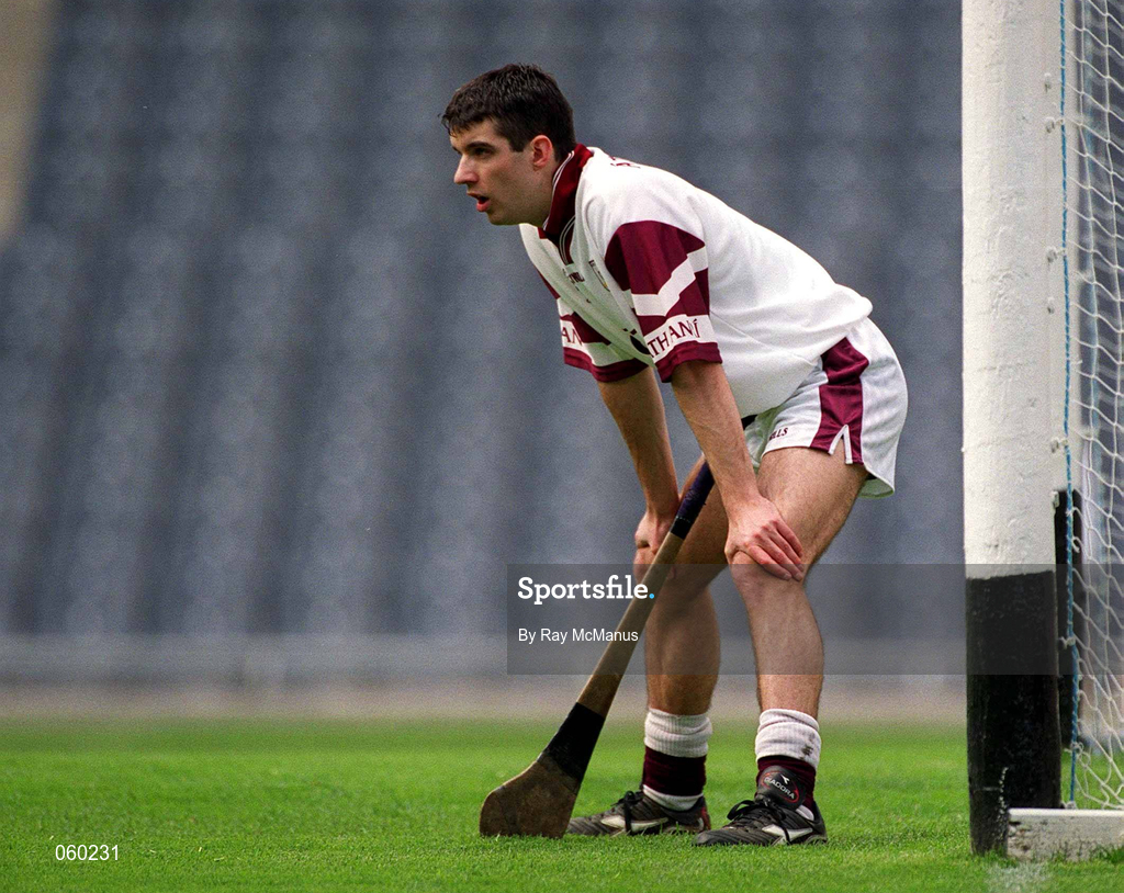 16 April 2001; Athenry goalkeeper Michael Crimmons during the AIB All-Ireland Senior Club Hurling Championship Final match between Athenry and Graigue Ballycallan at Croke Park in Dublin. Photo by Ray McManus/Sportsfile