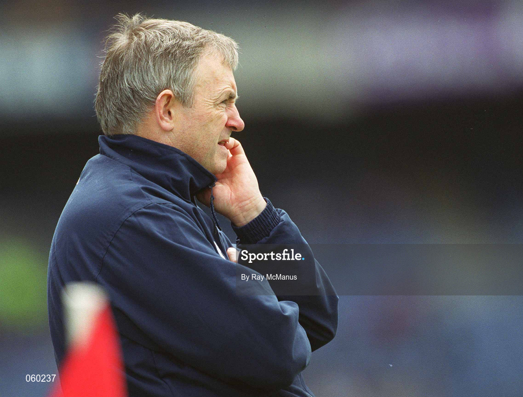 16 April 2001; Athenry manager Pat Nally during the AIB All-Ireland Senior Club Hurling Championship Final match between Athenry and Graigue Ballycallan at Croke Park in Dublin. Photo by Ray McManus/Sportsfile