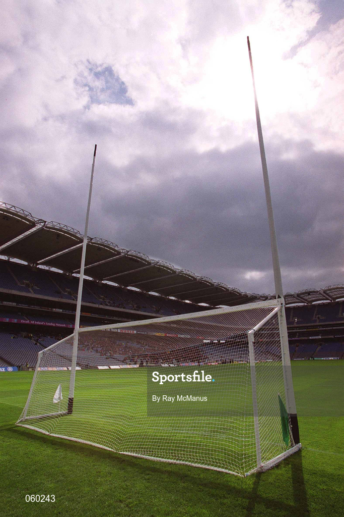 16 April 2001; A general view of the goal at the Hill 16 end before the AIB All-Ireland Senior Club Hurling Championship Final match between Athenry and Graigue Ballycallan at Croke Park in Dublin. Photo by Ray McManus/Sportsfile