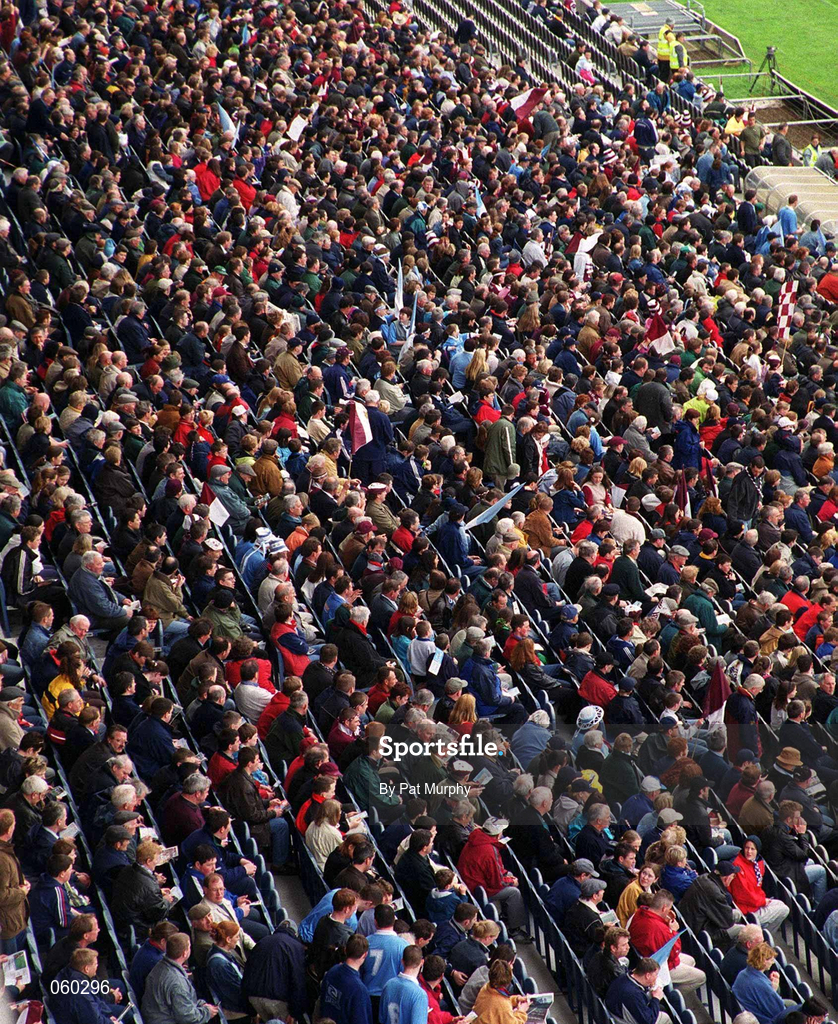 16 April 2001; A general view of supporters during the AIB All-Ireland Senior Club Hurling Championship Final match between Athenry and Graigue Ballycallan at Croke Park in Dublin. Photo by Pat Murphy/Sportsfile