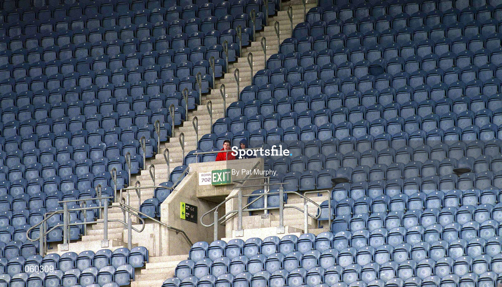 16 April 2001; A general view of spectators during the AIB All-Ireland Senior Club Hurling Championship Final match between Athenry and Graigue Ballycallan at Croke Park in Dublin. Photo by Pat Murphy/Sportsfile