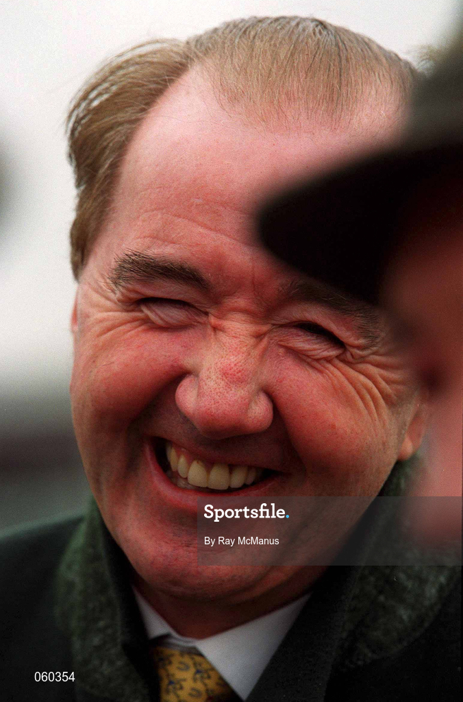 21 April 2001; Trainer Dermot Weld who sent out 5 winners including Tarry Flynn to win the Thoroughbred County Irish Lincolshire at The Curragh Racecourse in Kildare. Photo by Ray McManus/Sportsfile