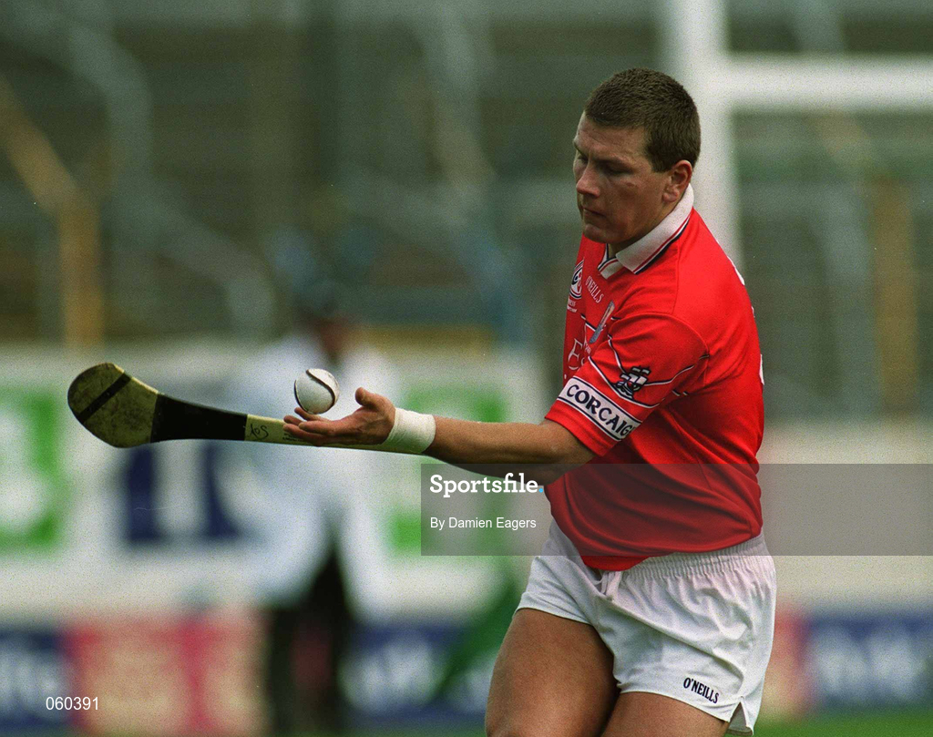 15 April 2001; Diarmuid O'Sullivan of Cork during the Allianz GAA National Hurling League Division 1B Round 5 match between Tipperary and Cork at Semple Stadium in Thurles, Tipperary. Photo by Damien Eagers/Sportsfile