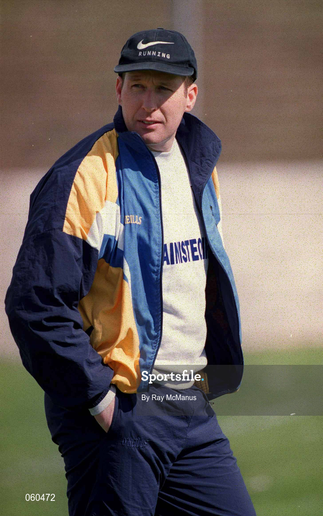 15 April 2001; Wicklow manager Michael Neary during the Leinster Senior Hurling Championship First Preliminary Round match between Wicklow and Kildare at Pearse Park in Arklow, Wicklow. Photo by Ray McManus/Sportsfile