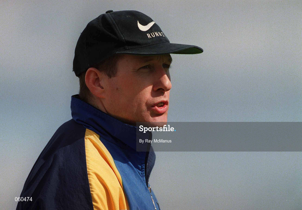 15 April 2001; Wicklow manager Michael Neary during the Leinster Senior Hurling Championship First Preliminary Round match between Wicklow and Kildare at Pearse Park in Arklow, Wicklow. Photo by Ray McManus/Sportsfile