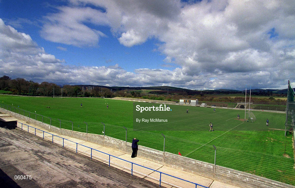 15 April 2001; A general view of the pitch before the Leinster Senior Hurling Championship First Preliminary Round match between Wicklow and Kildare at Pearse Park in Arklow, Wicklow. Photo by Ray McManus/Sportsfile