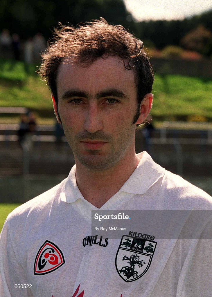15 April 2001; Niall O'Callaghan of Kildare before the Leinster Senior Hurling Championship First Preliminary Round match between Wicklow and Kildare at Pearse Park in Arklow, Wicklow. Photo by Ray McManus/Sportsfile