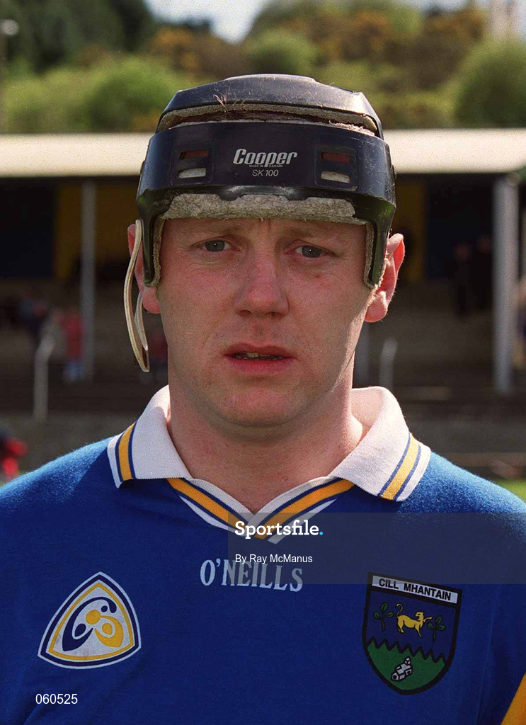 15 April 2001; Don Hyland of Wicklow before the Leinster Senior Hurling Championship First Preliminary Round match between Wicklow and Kildare at Pearse Park in Arklow, Wicklow. Photo by Ray McManus/Sportsfile