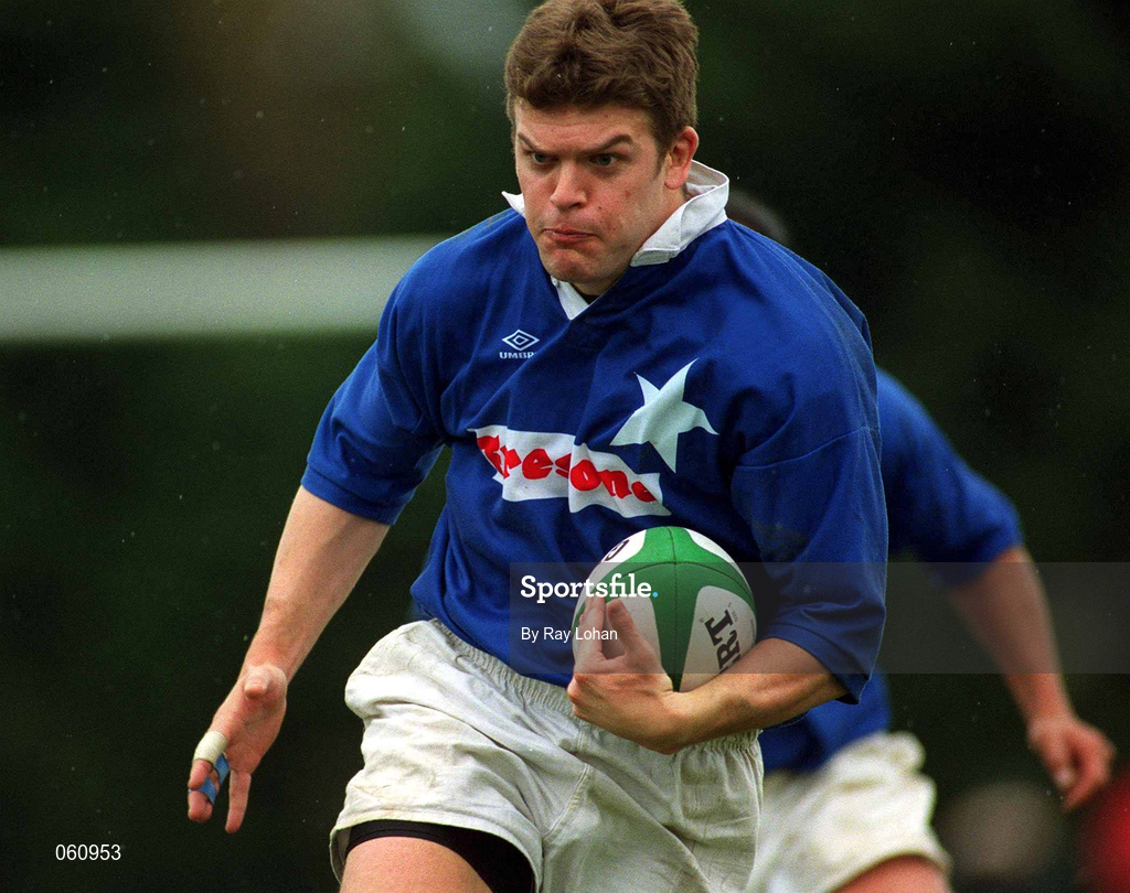 21 April 2001; John McWeeney of St Mary's College during the AIB All-Ireland League Division 1 match between St Mary's College and Ballymena at Templeville Road in Dublin. Photo by Ray Lohan/Sportsfile