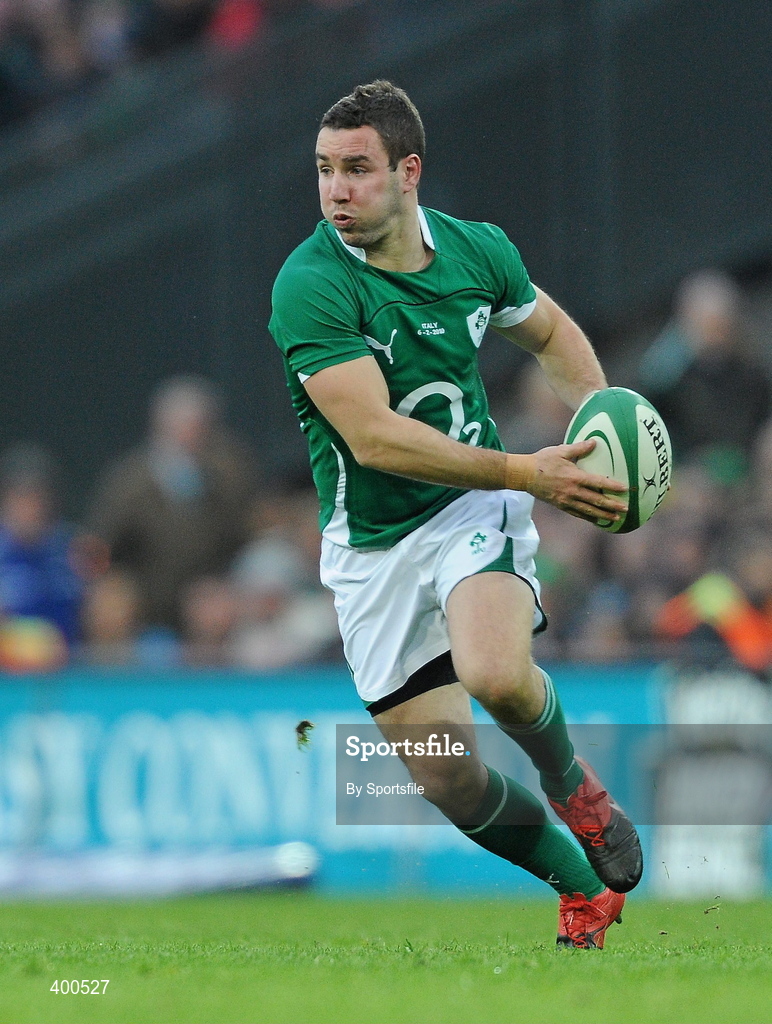 6 February 2010; Paddy Wallace, Ireland. RBS Six Nations Rugby Championship, Ireland v Italy, Croke Park, Dublin. Photo by Sportsfile