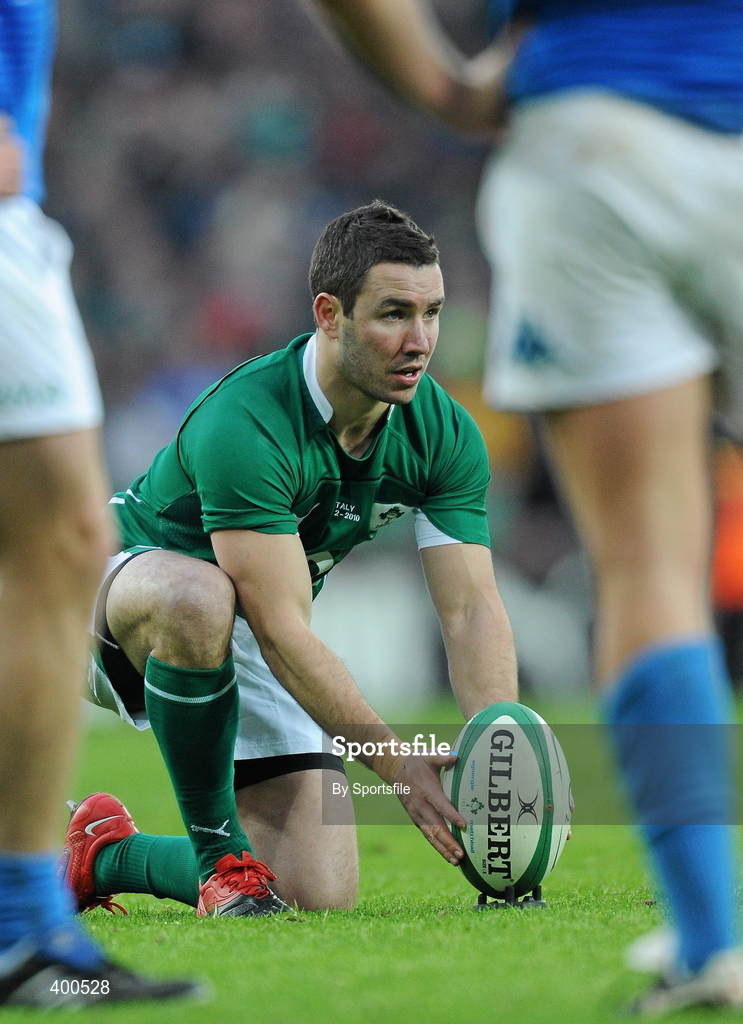 6 February 2010; Paddy Wallace, Ireland. RBS Six Nations Rugby Championship, Ireland v Italy, Croke Park, Dublin. Photo by Sportsfile