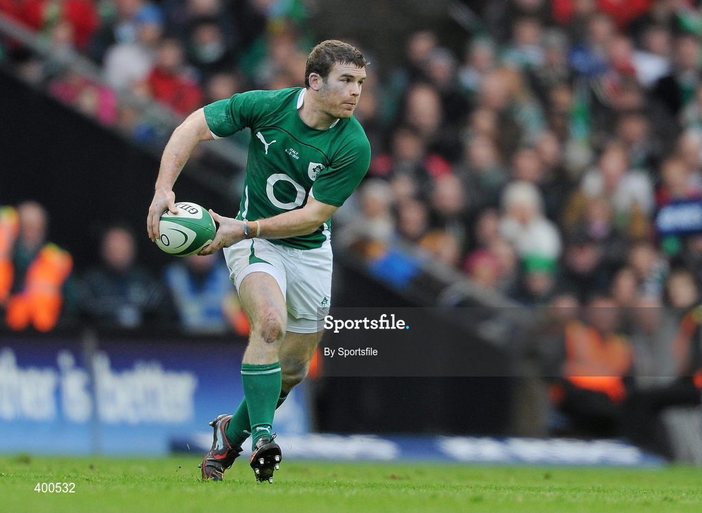 6 February 2010; Gordon DArcy, Ireland. RBS Six Nations Rugby Championship, Ireland v Italy, Croke Park, Dublin. Photo by Sportsfile