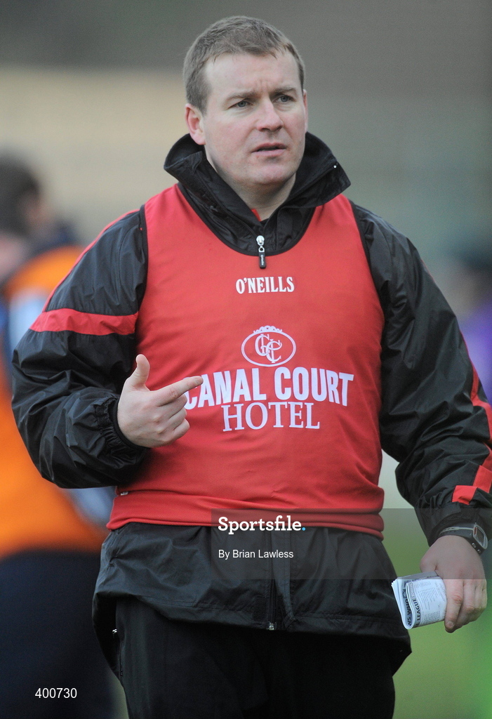 7 February 2010; Down manager James McCartan. Allianz GAA Football National League, Division 2, Round 1, Kildare v Down. St Conleth's Park, Newbridge, Co. Kildare. Picture credit: Brian Lawless / SPORTSFILE