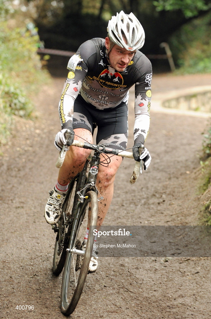 7 February 2010; Joe McCall, Rocky Mountain Team, in action during the National Cyclocross Championships. National Cyclocross Championships, St. Anne's Park, Raheny, Dublin. Picture credit: Stephen McMahon / SPORTSFILE