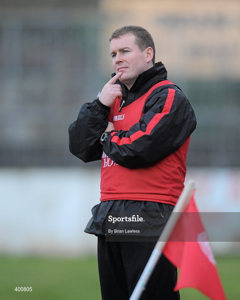 7 February 2010; Down manager James McCartan. Allianz GAA Football National League, Division 2, Round 1, Kildare v Down. St Conleth's Park, Newbridge, Co. Kildare. Picture credit: Brian Lawless / SPORTSFILE