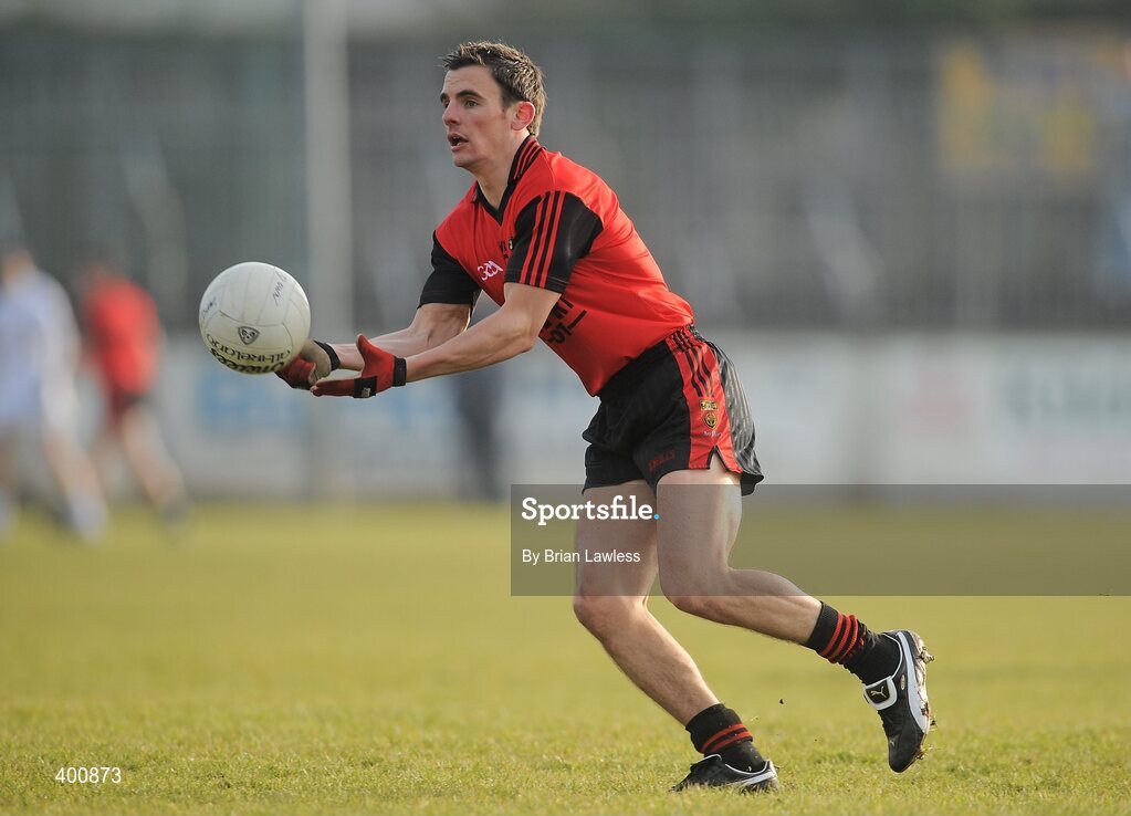 7 February 2010; Daniel Hughes, Down. Allianz GAA Football National League, Division 2, Round 1, Kildare v Down. St Conleth's Park, Newbridge, Co. Kildare. Picture credit: Brian Lawless / SPORTSFILE