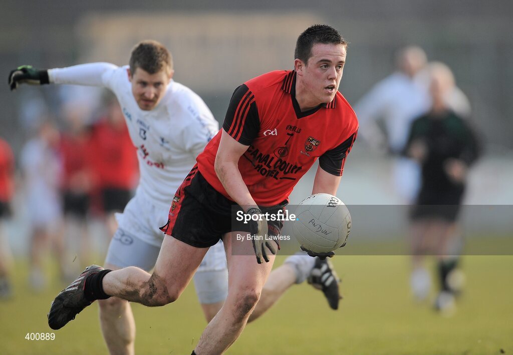 7 February 2010; Conor Garvey, Down. Allianz GAA Football National League, Division 2, Round 1, Kildare v Down. St Conleth's Park, Newbridge, Co. Kildare. Picture credit: Brian Lawless / SPORTSFILE